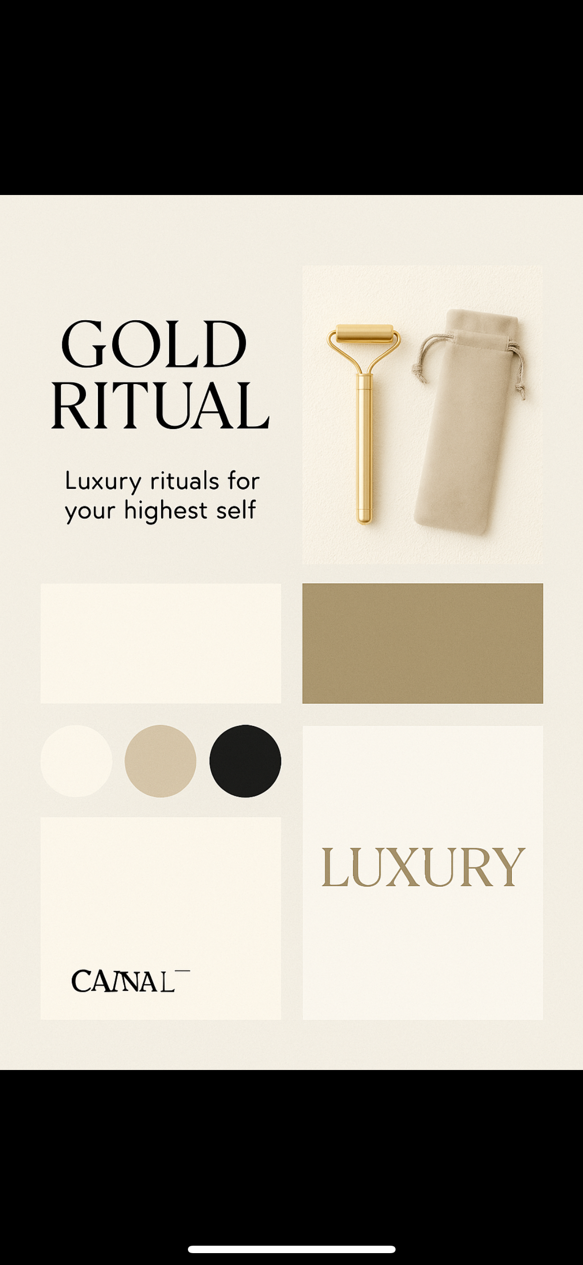 Gold Ritual Ice Face Roller